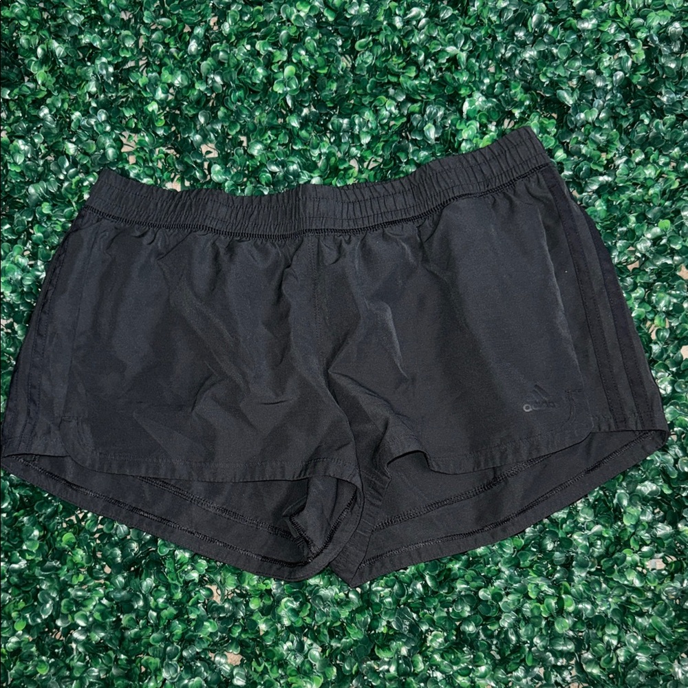 adidas Women's Black Athletic Shorts with Elastic Waist